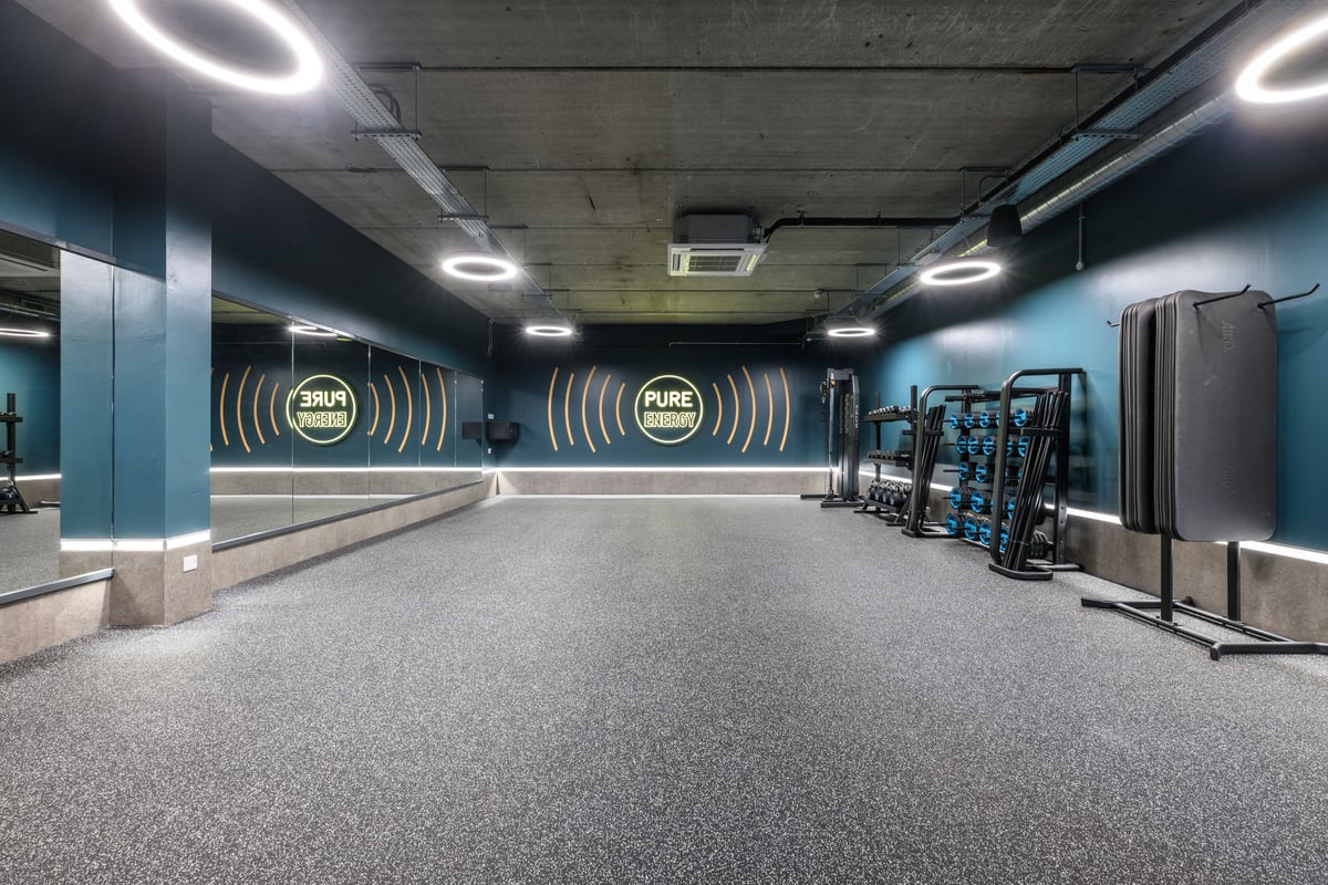 PureGym West Drayton group exercise studio