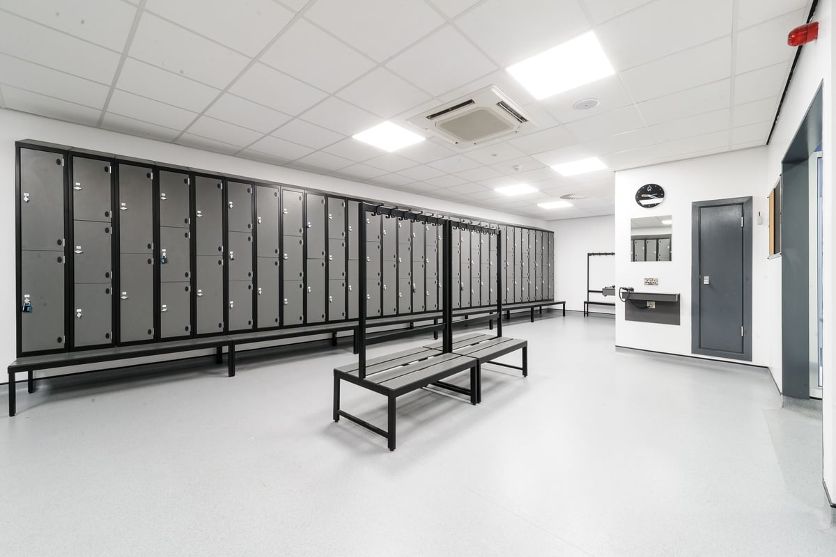 PureGym Dundee changing rooms