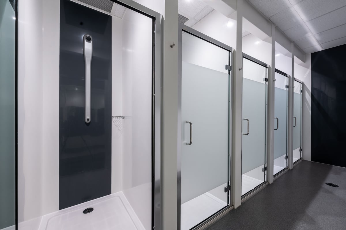 PureGym Torquay showers
