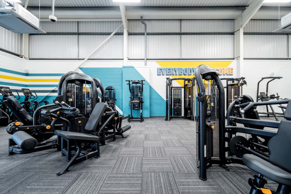 PureGym Glastonbury fixed pin machines