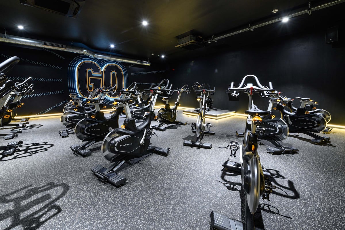 PureGym London Bermondsey spin studio