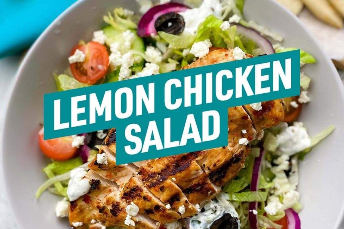Ricetta insalata mediterranea di pollo al limone