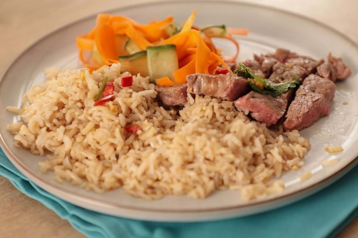 Thai Style Steak and Rice