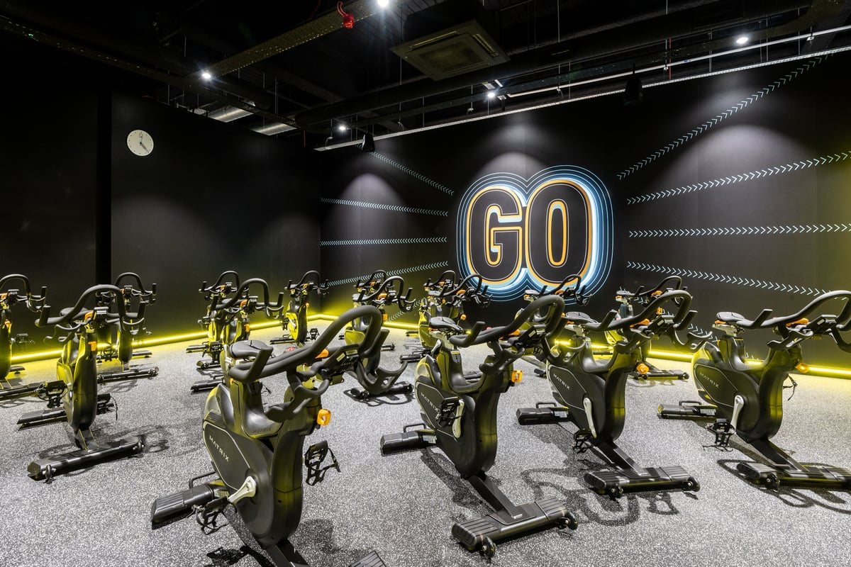 PureGym Edinburgh Ocean Terminal spin studio