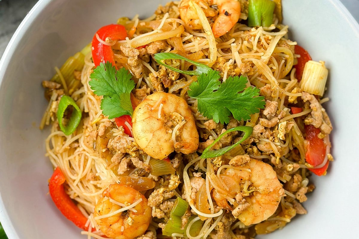 Turkey Singapore style noodles