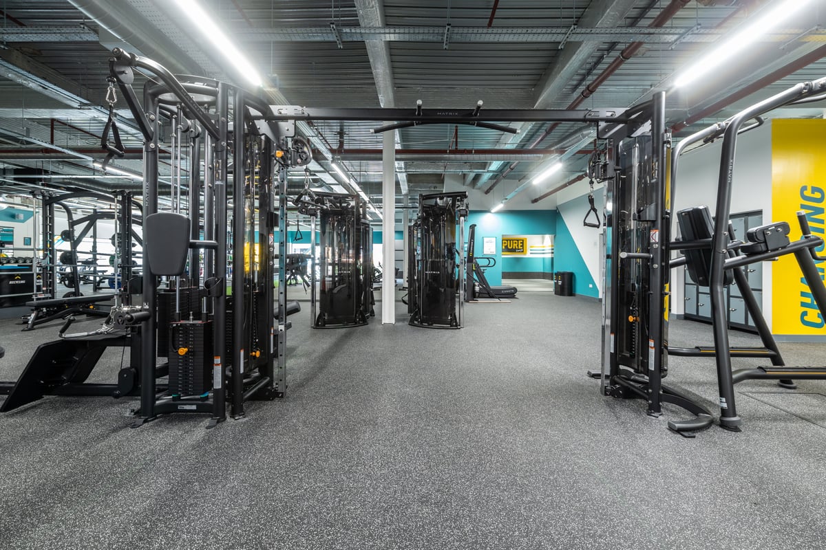 PureGym Erith fixed pin machines