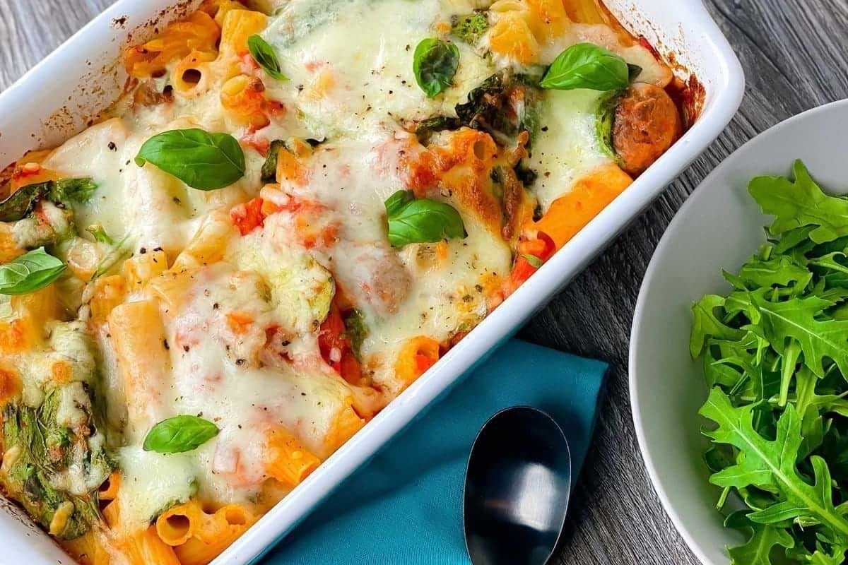 Meatball Pasta Bake
