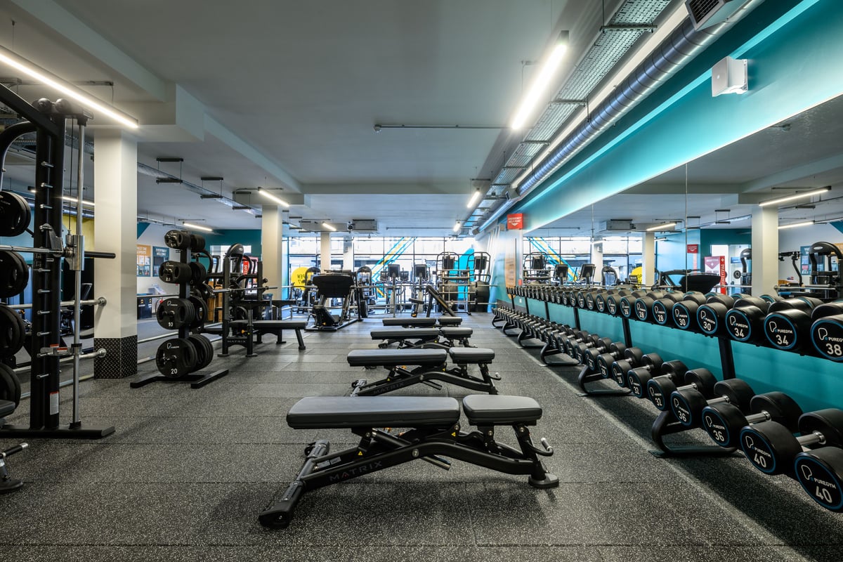 Free weights area