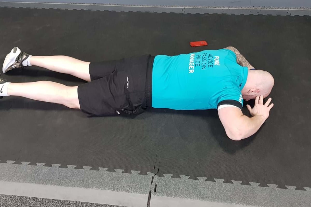 Back extension starting position