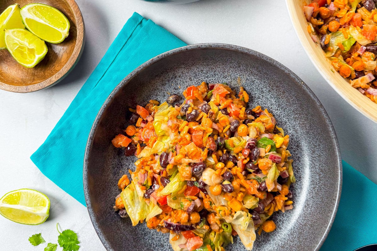 Chickpea und Corn Burrito Bowl Rezept