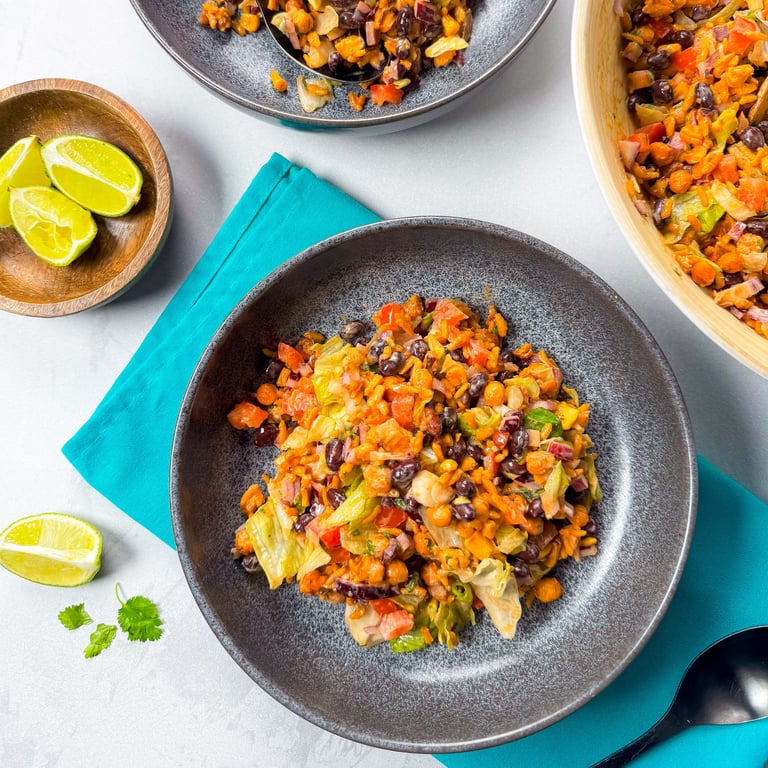 Chickpea und Corn Burrito Bowl Rezept