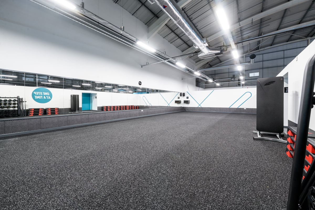 PureGym Fareham group exercise studio