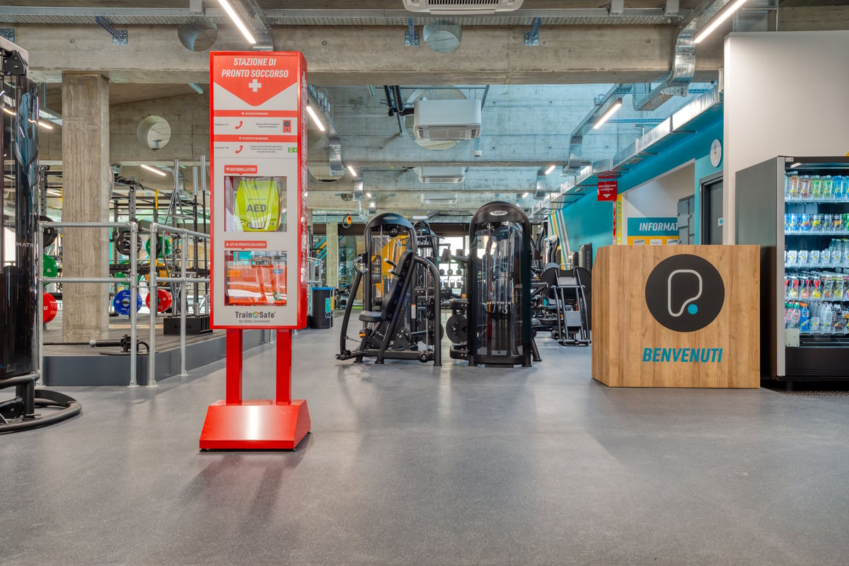 PureGym Bellinzona: gym hub an first aid point