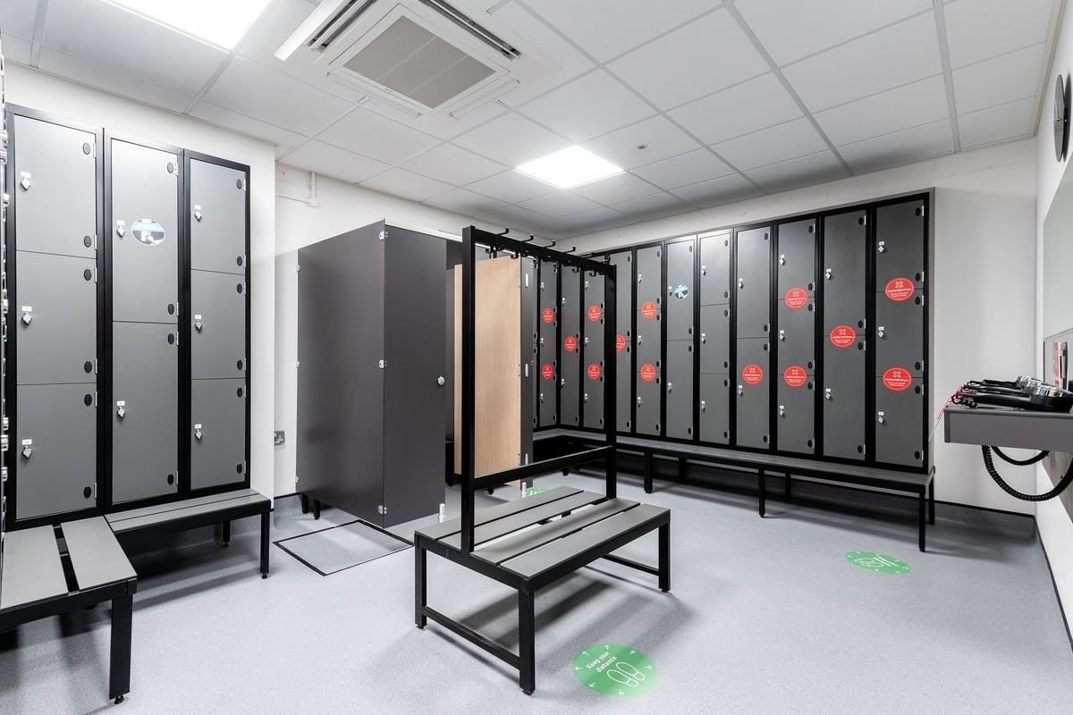 PureGym Canterbury Wincheap Riverside Changing Room