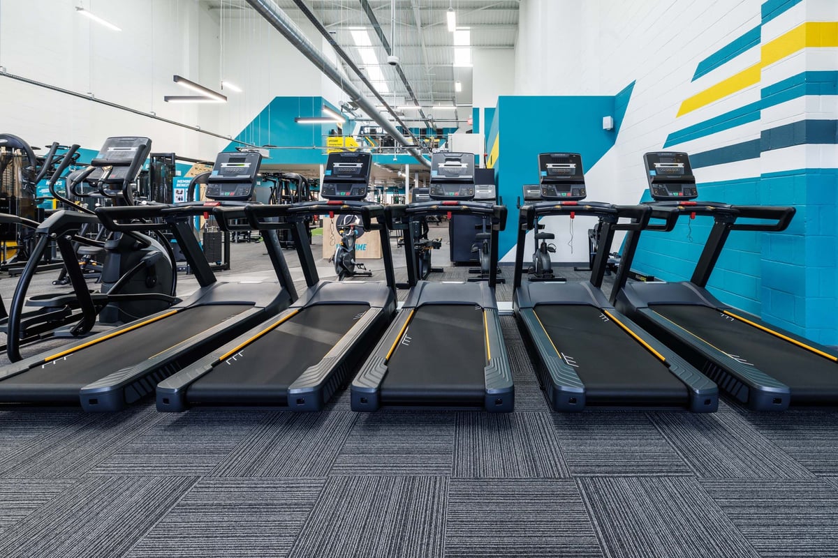 PureGym Cramlington treadmills