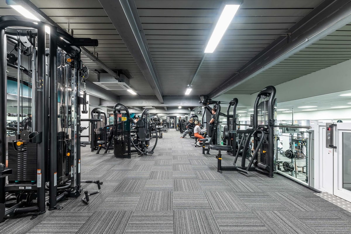 PureGym Canary Wharf fixed pin machines