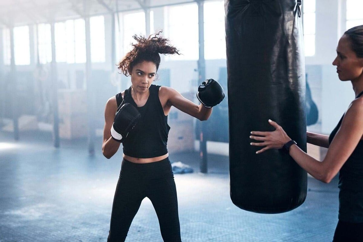 Boxing bag exercises