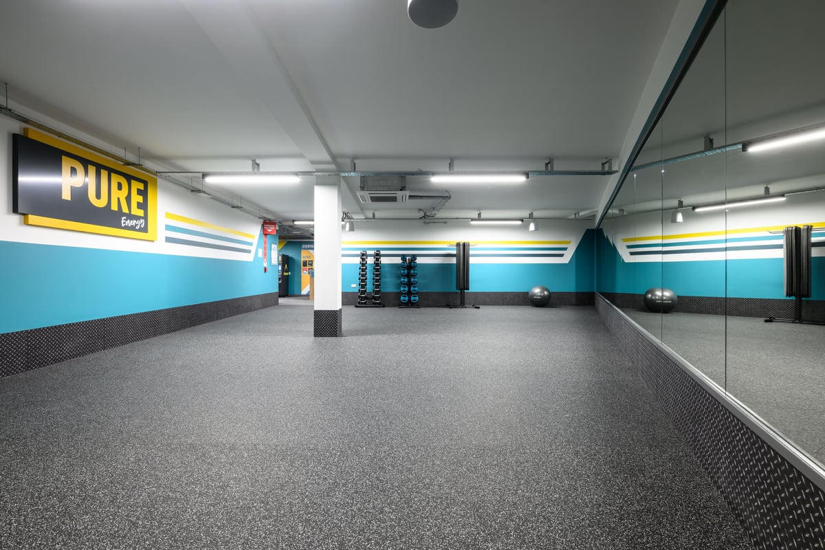 PureGym St Neots group exercise studio