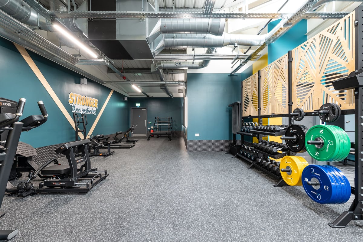 PureGym Rhyl strength equipment