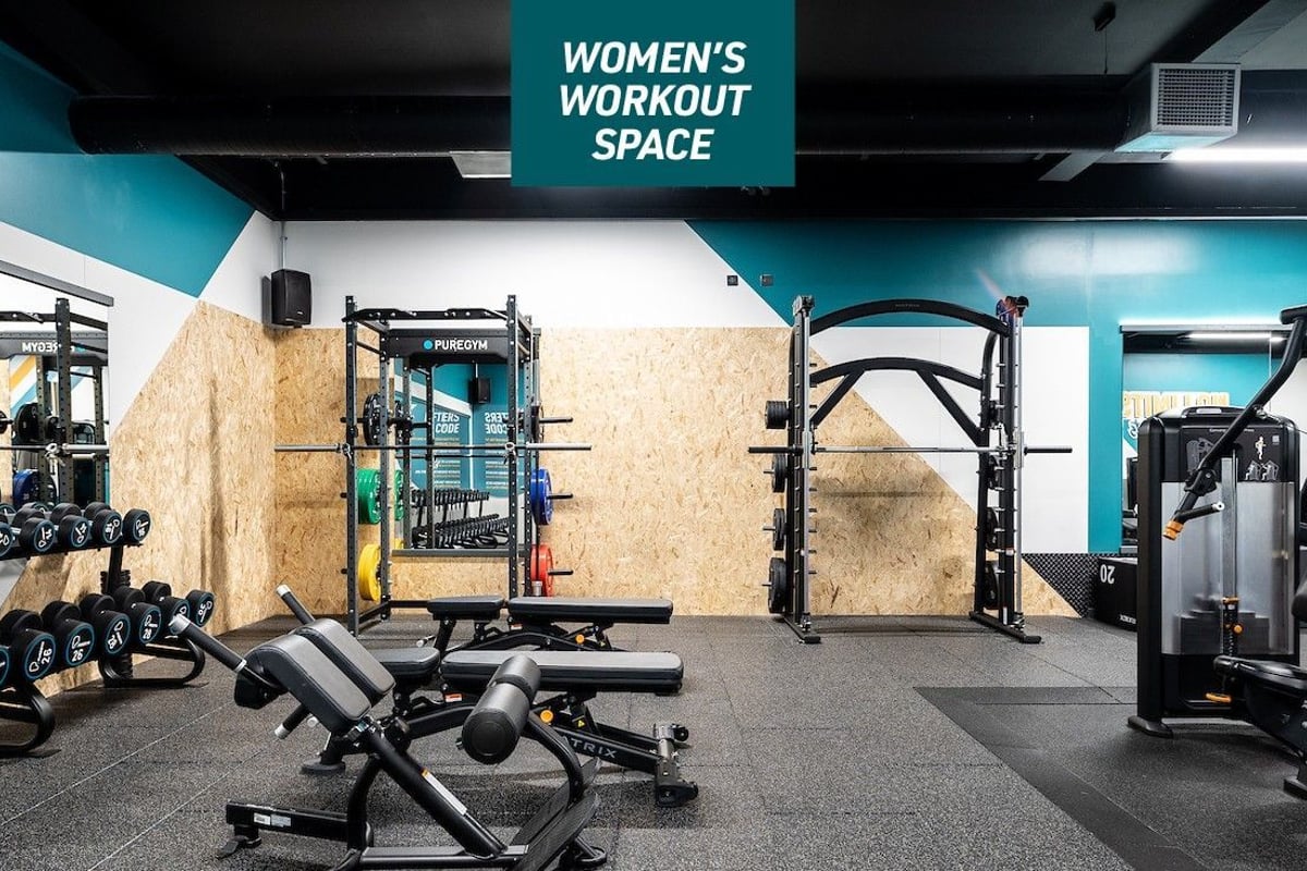 Typical Representation Commercial Womens Workout Space with WWS Copy