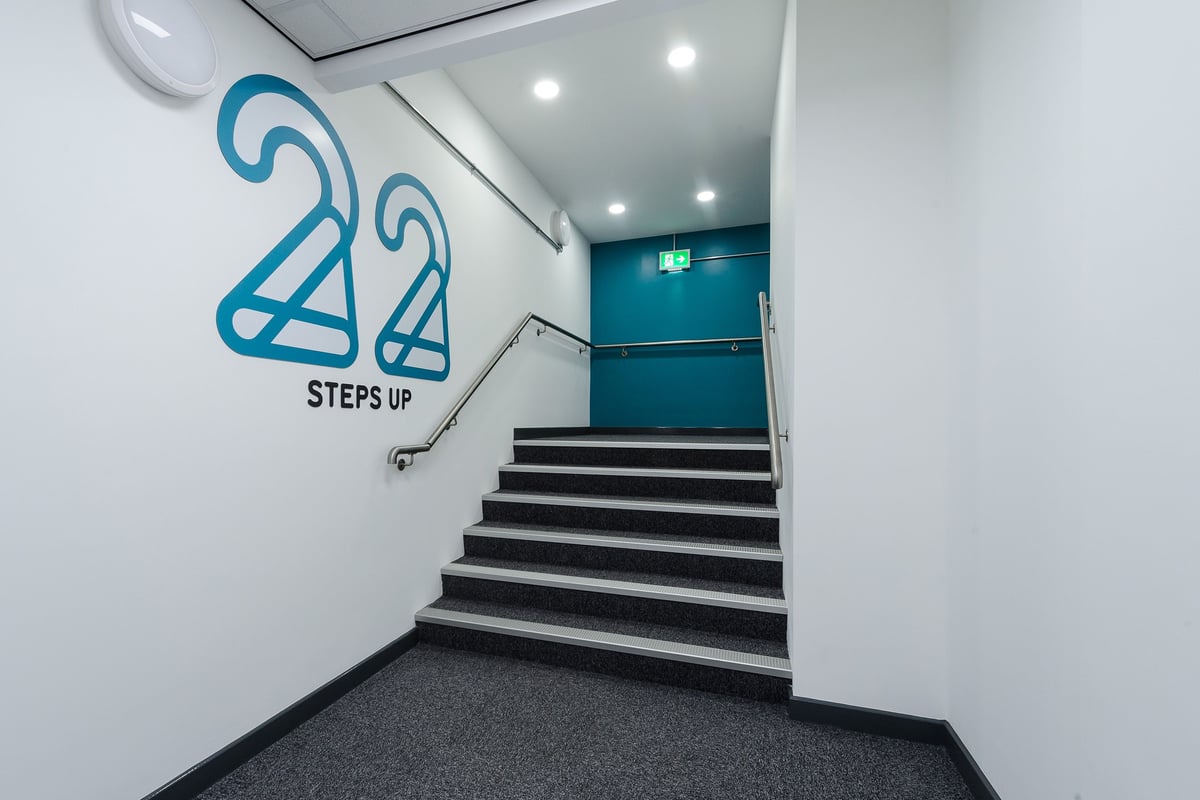 PureGym Colindale Stairwell