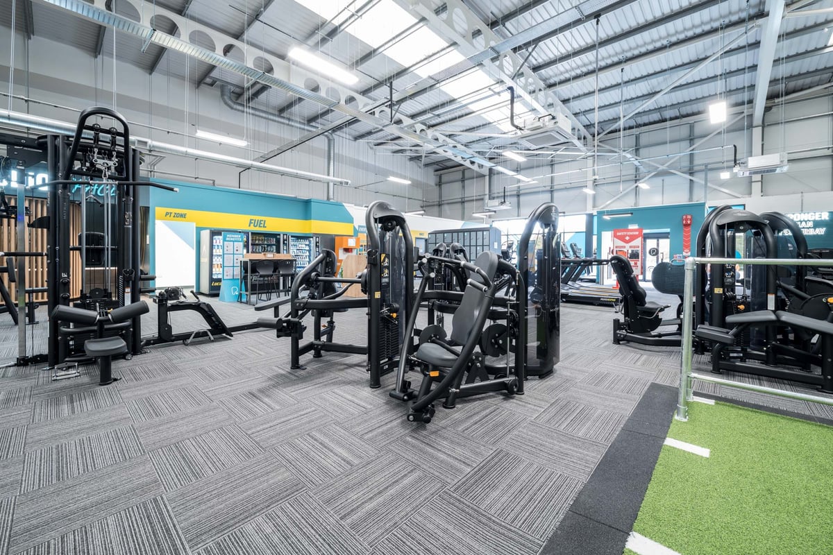 PureGym Blackwood fixed pin machines