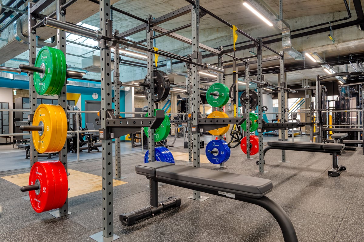 PureGym Bellinzona: bench and functional training rig