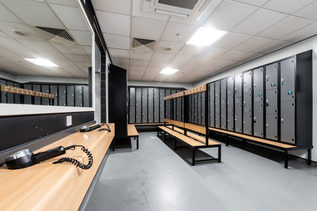 PureGym Southampton Central changing rooms