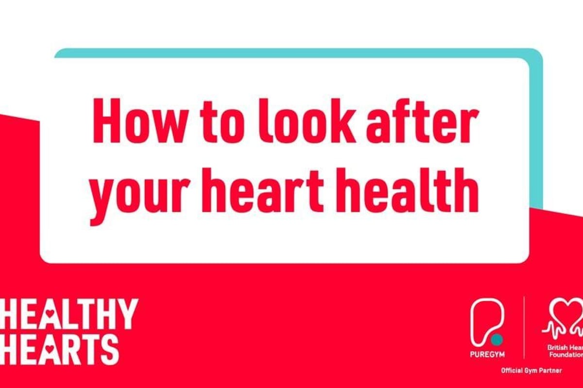 How to look after your heart health with Healthy Hearts and British Heart Foundation logos