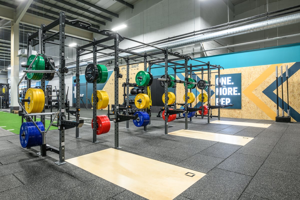PureGym Clacton lifting rigs