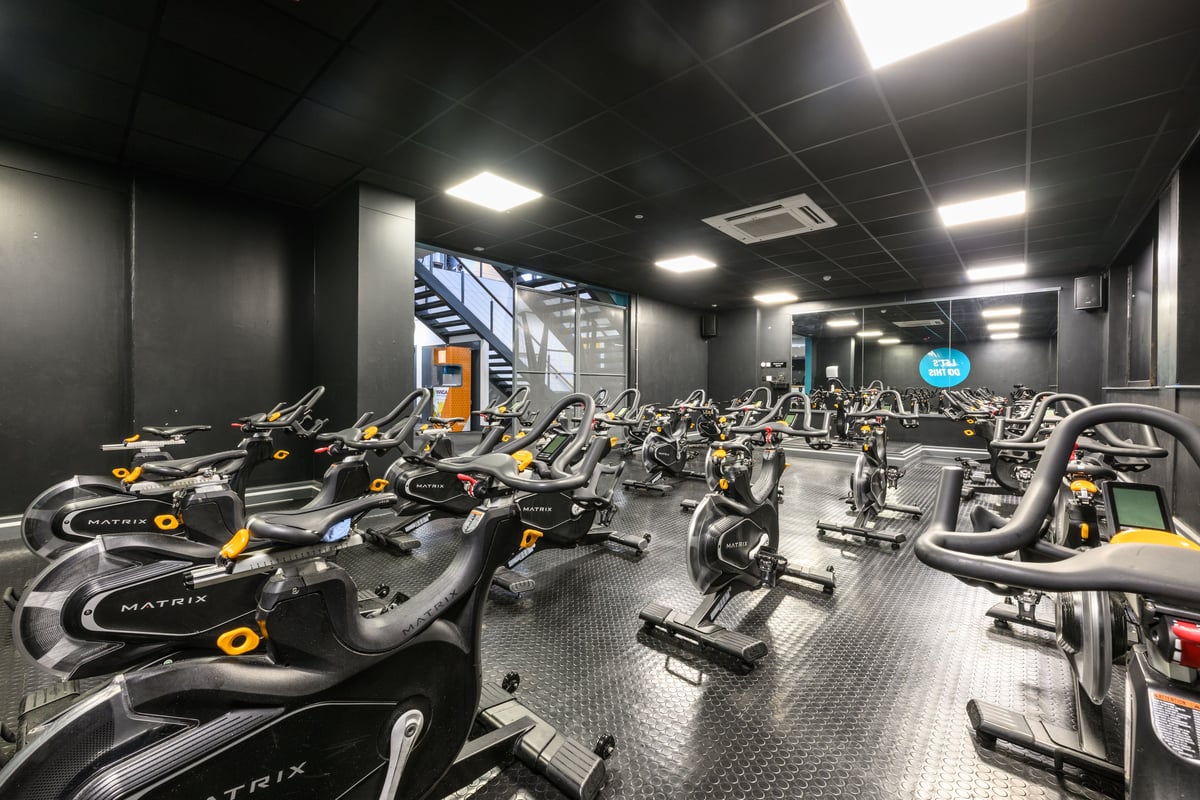 PureGym New Barnet spin studio