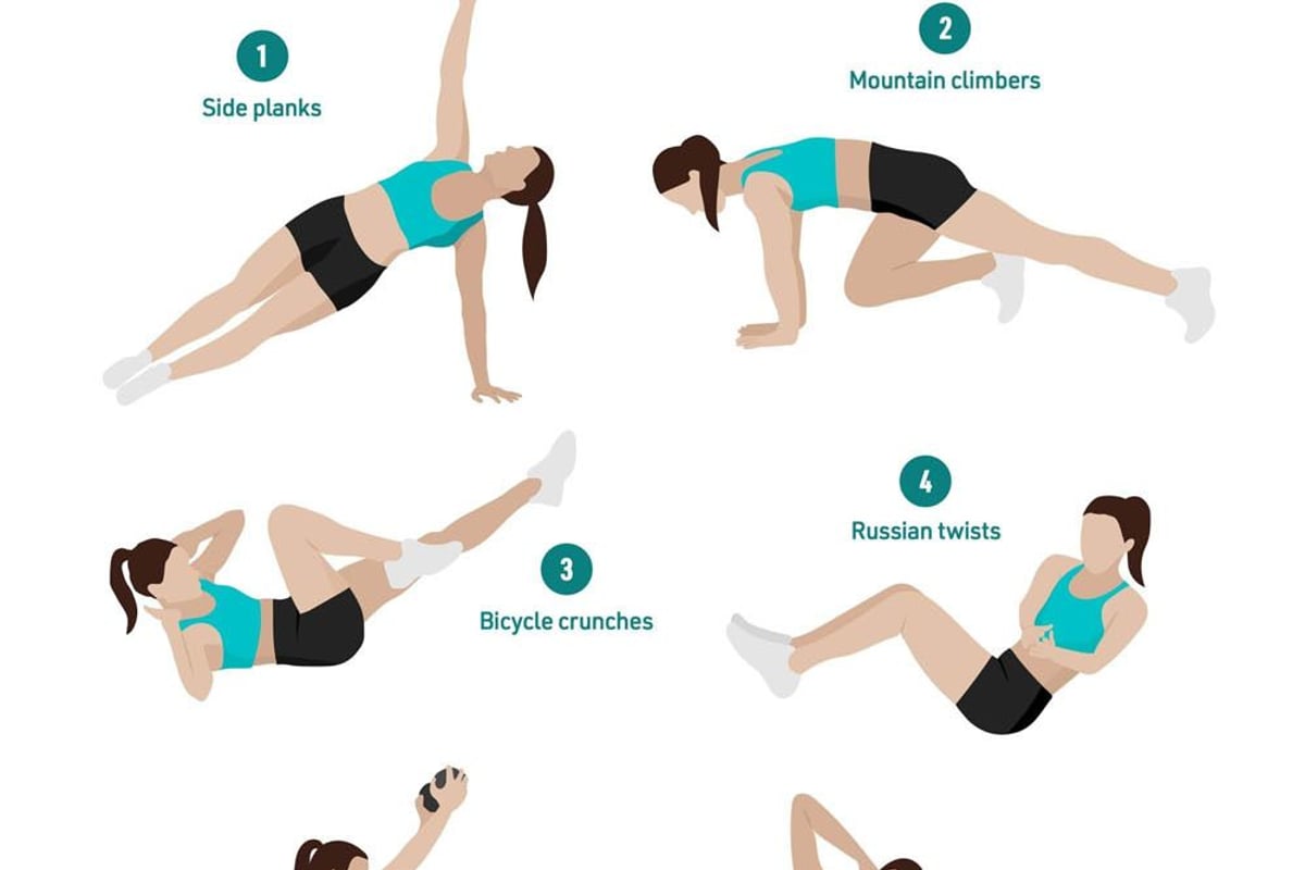 Oblique exercises for women