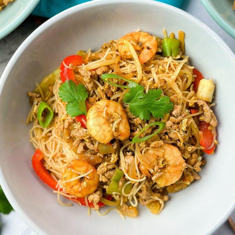 Turkey Singapore style noodles