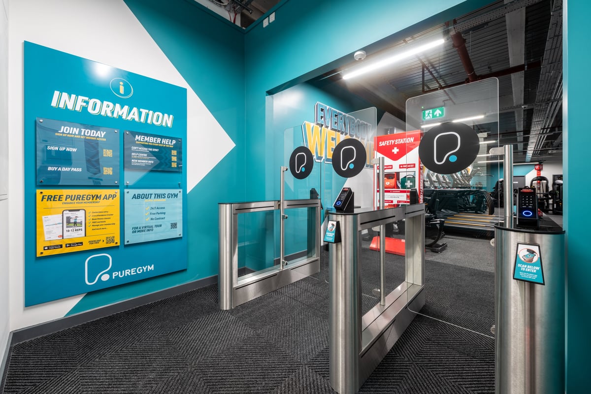 PureGym Erith speed gates