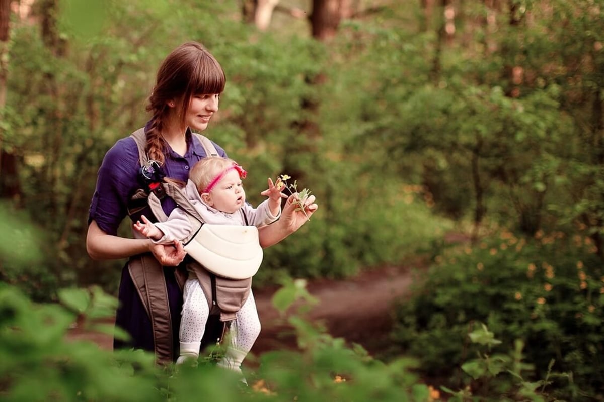 Woman with baby