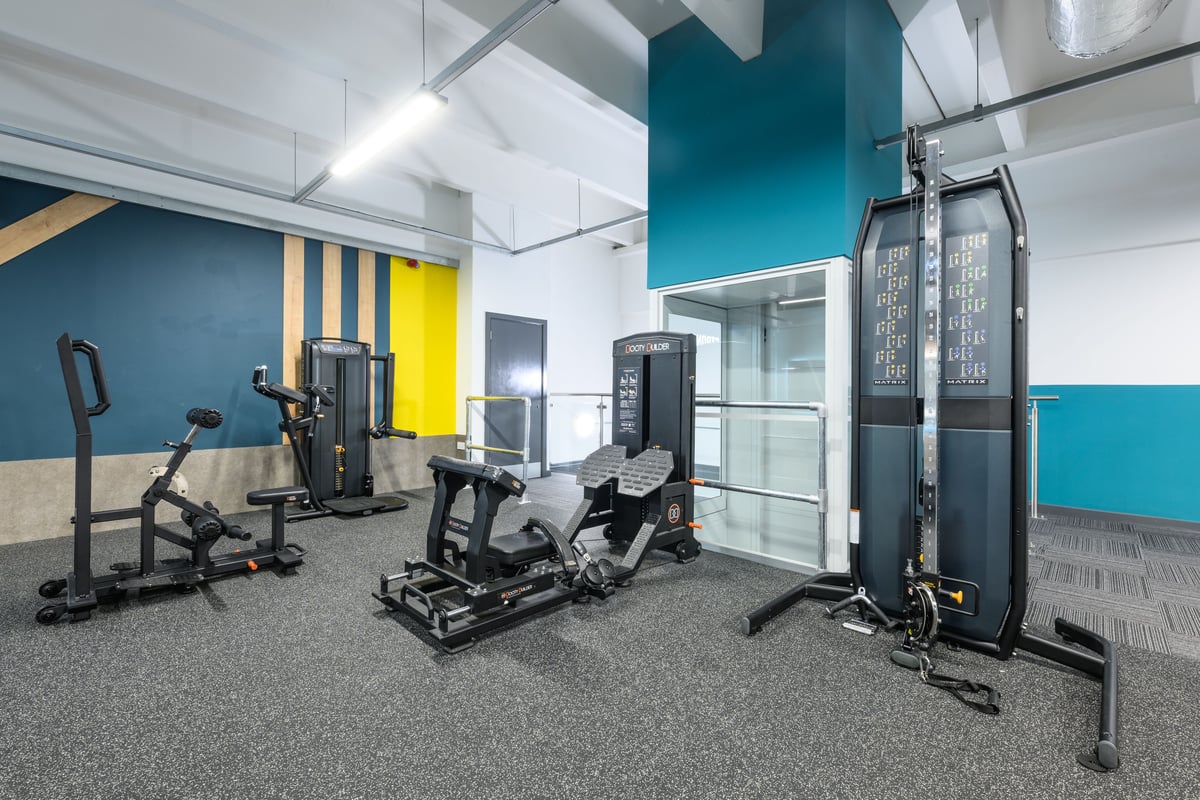PureGym Manchester Urban Exchange fixed pin machines