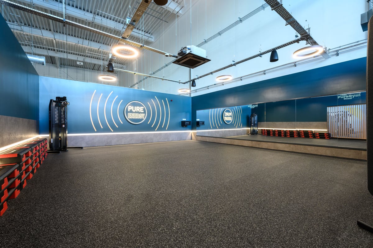 PureGym Bagshot group exercise studio