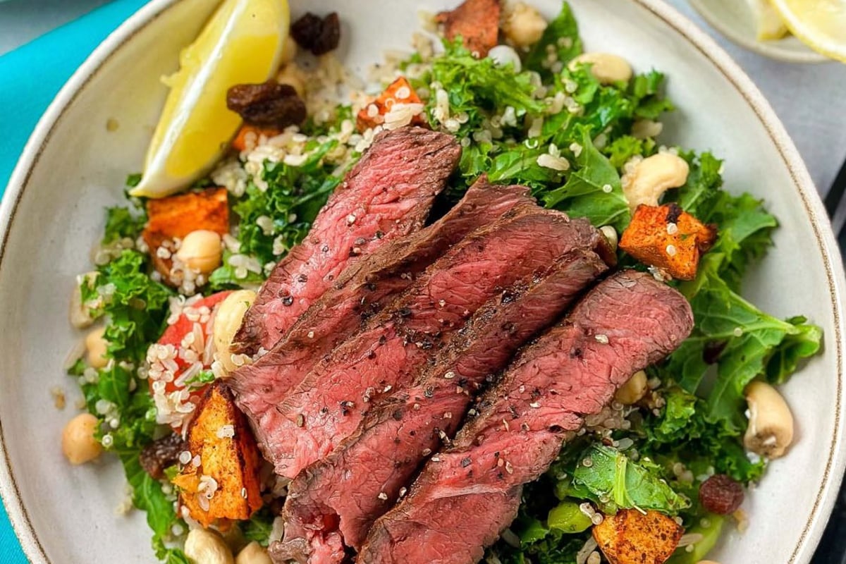 Moroccan Style Steak And Salad