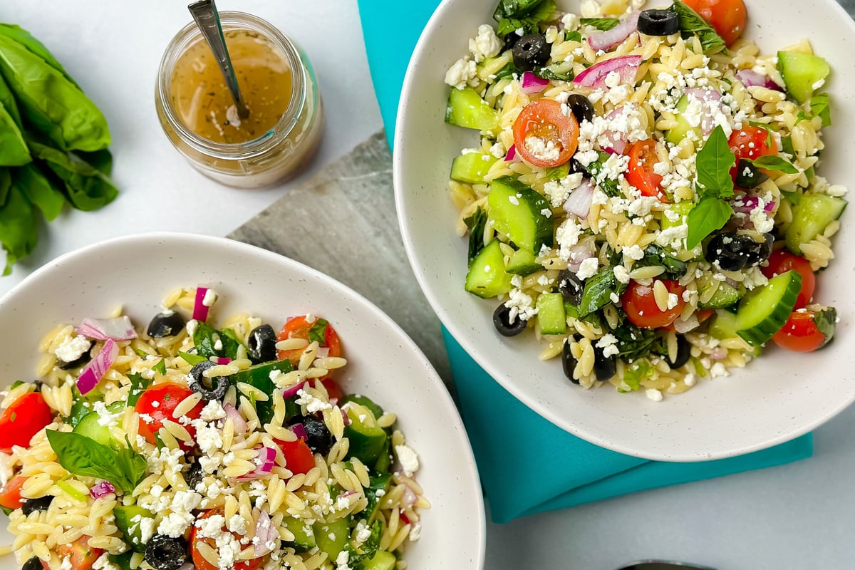 Rezept für Griechischen Orzo-Salat