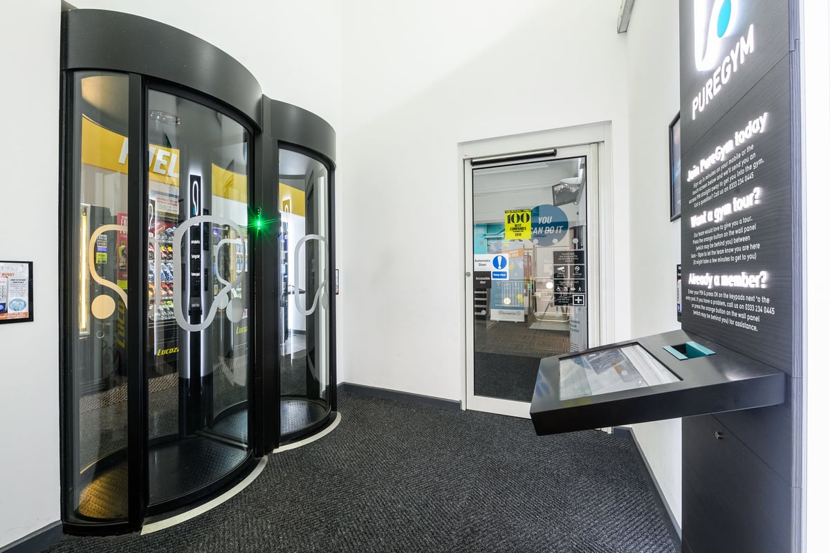 PureGym Gateshead entry pods