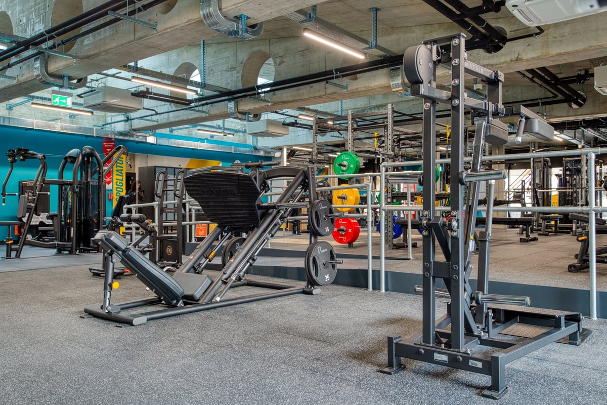 PureGym Bellinzona: functional training rig in a gym