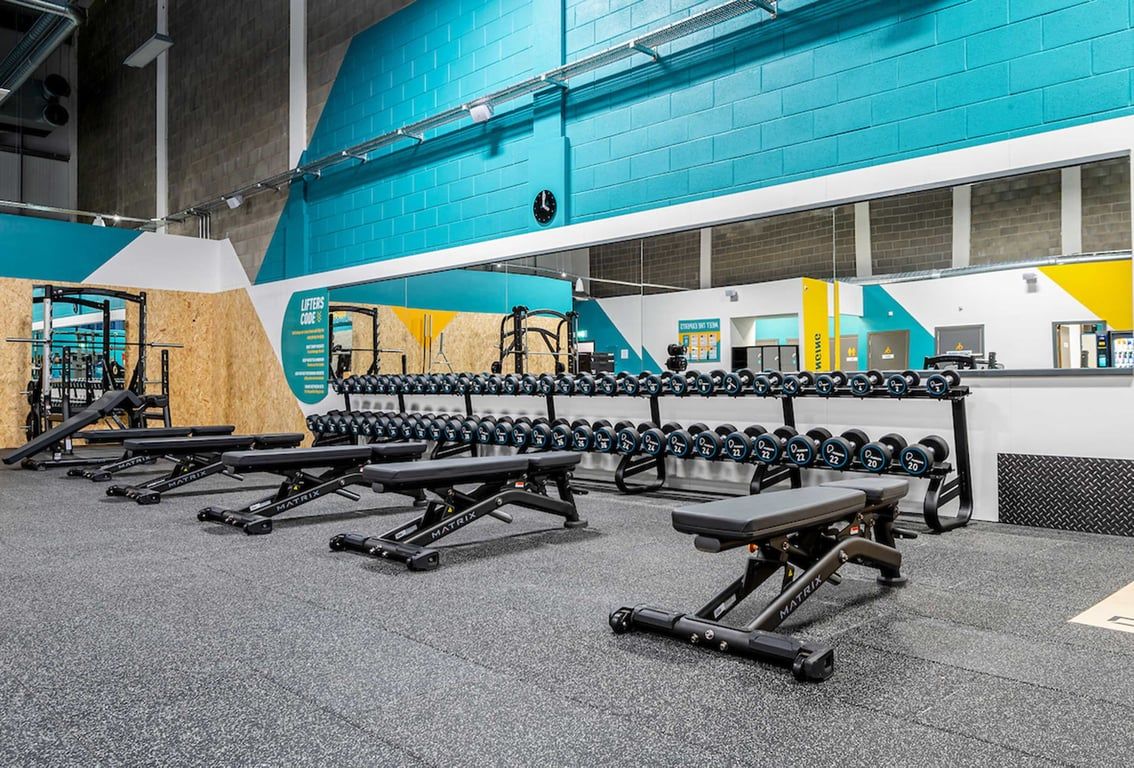Typical representation of a PureGym: Small-Box---Weight-Area