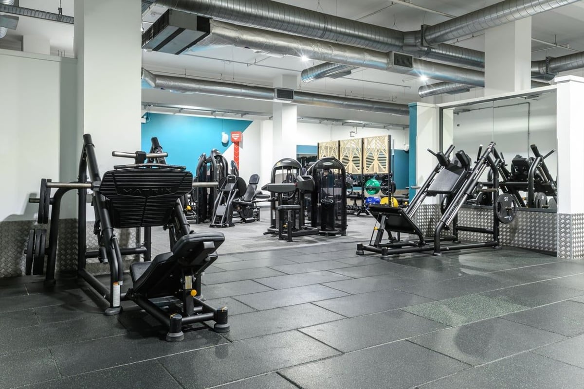 PureGym East Kilbride: fixed-pin machines in a gym