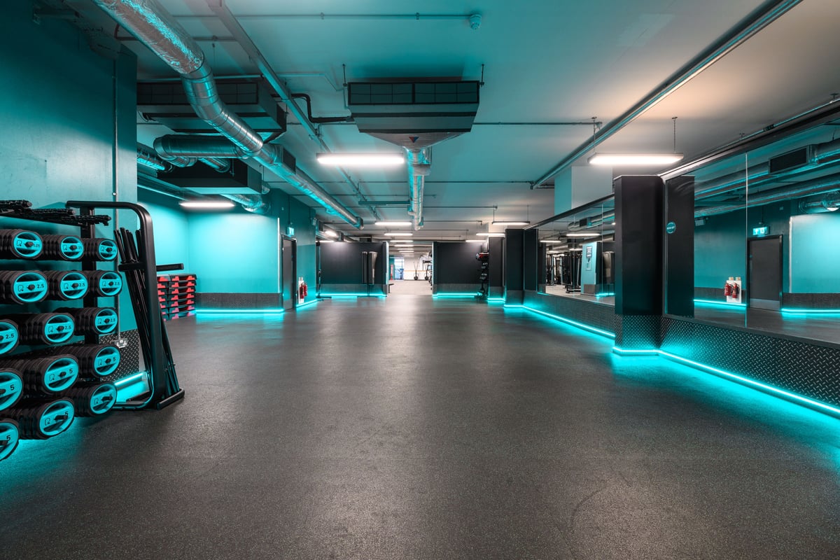 PureGym Glasgow Charing Cross group exercise studio