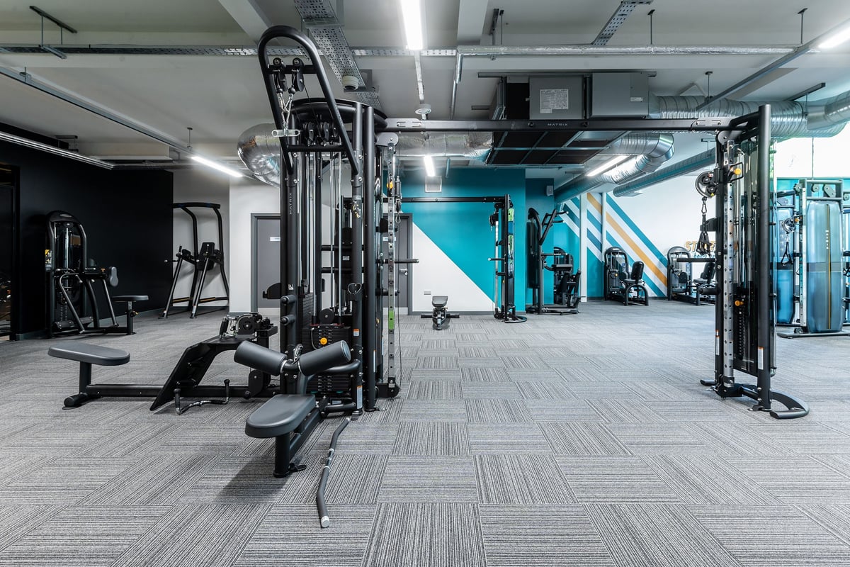 PureGym Bath Victoria Park Functional Trainer and Pull down machine