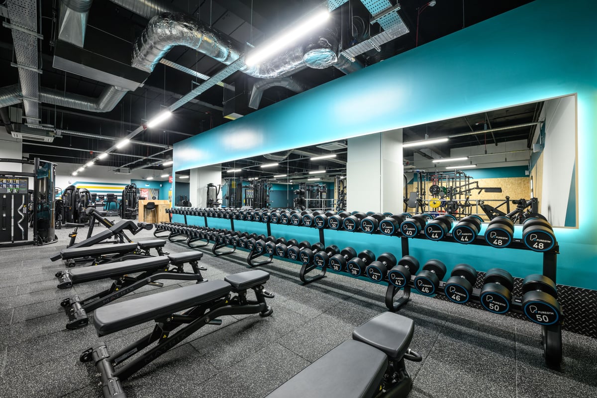 Free weights area