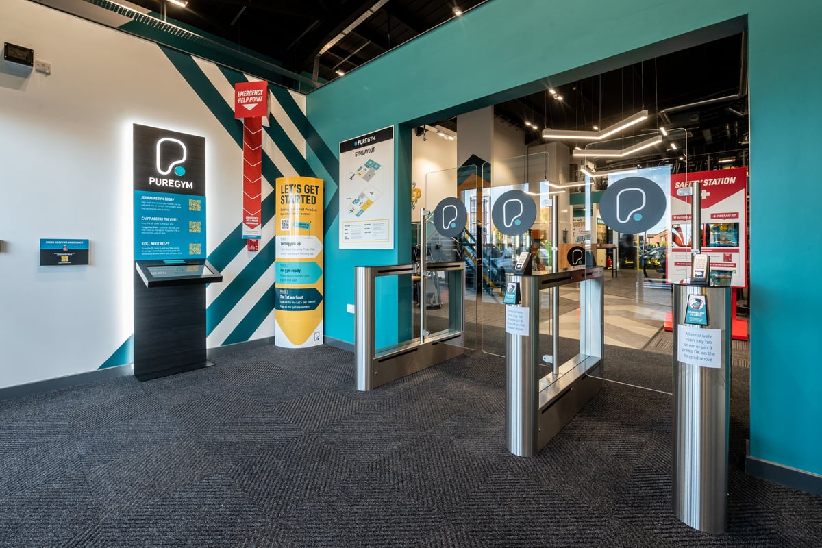 PureGym Durham Arnison speed gates