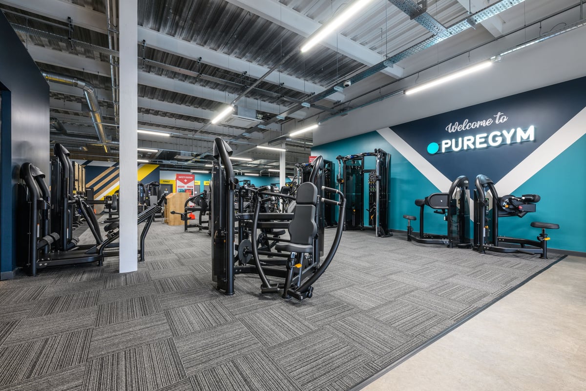 PureGym Crawley fixed pin area