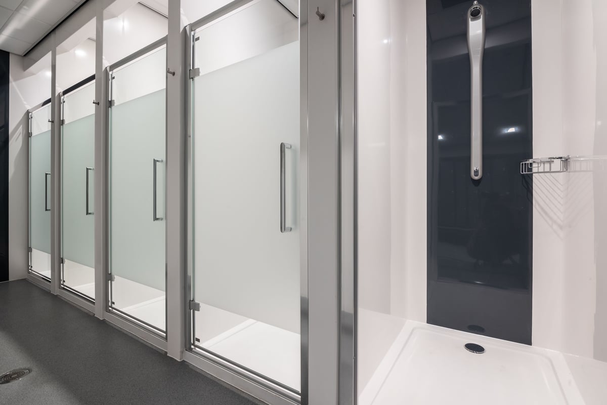 PureGym Edinburgh Ocean Terminal showers