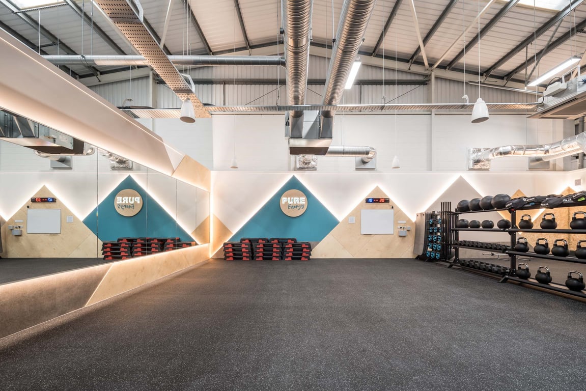 PureGym Glastonbury group exercise studio